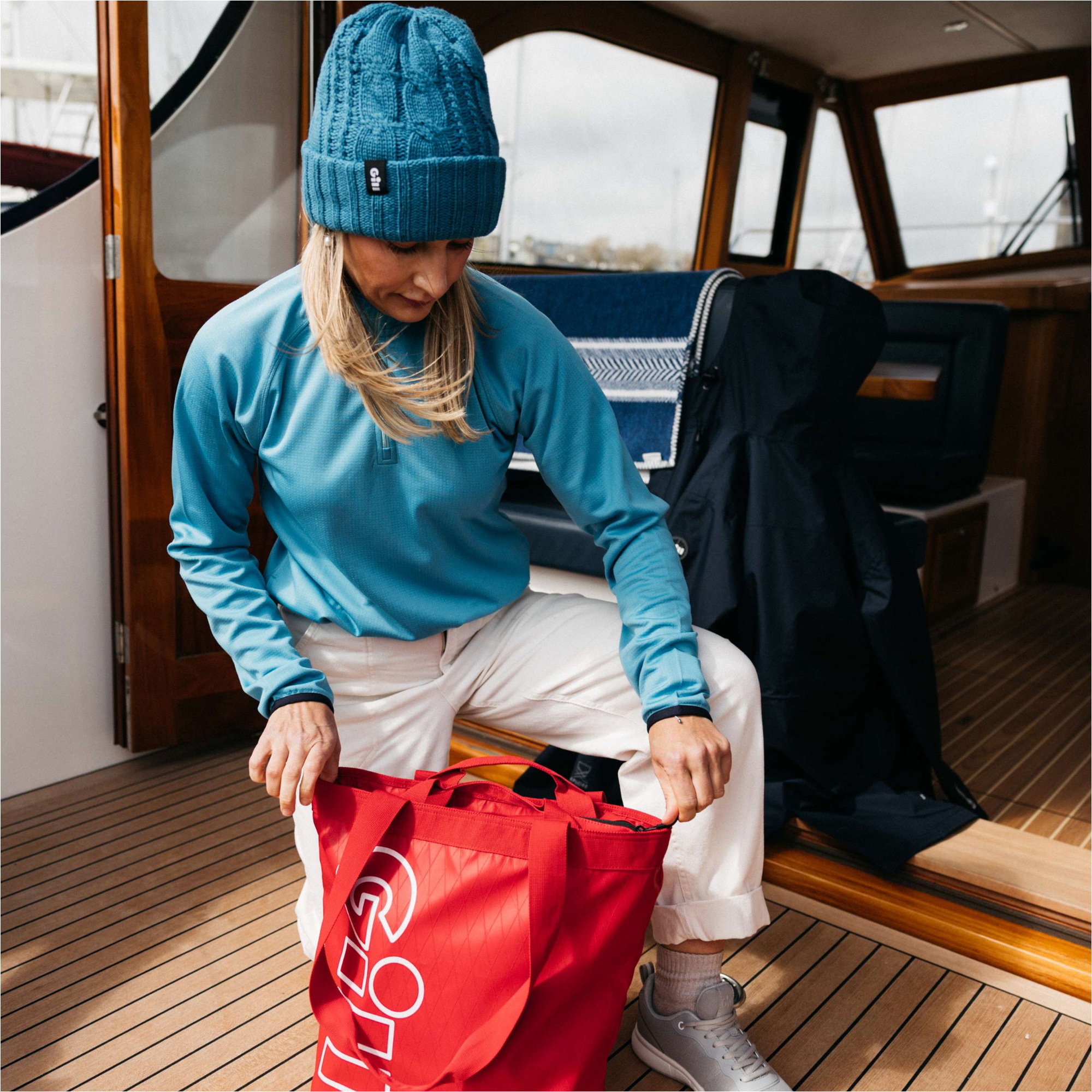 2026 Gill Womens Drift Zip Fleece 1501W - Seascape